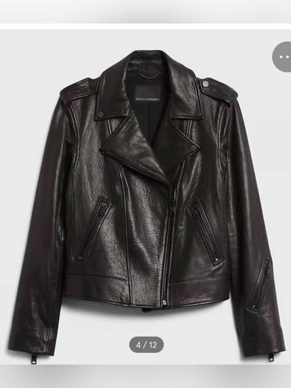 Lambskin Barely Worn Leather Jacket